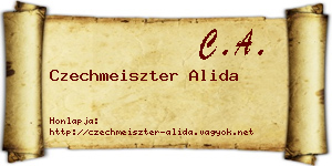 Czechmeiszter Alida névjegykártya